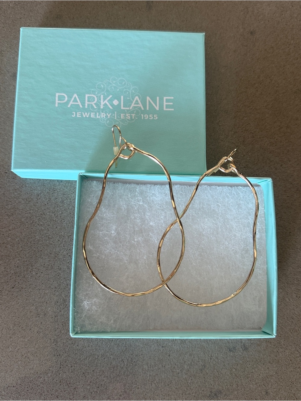 Park Lane Gold Twisted Hoop Earrings